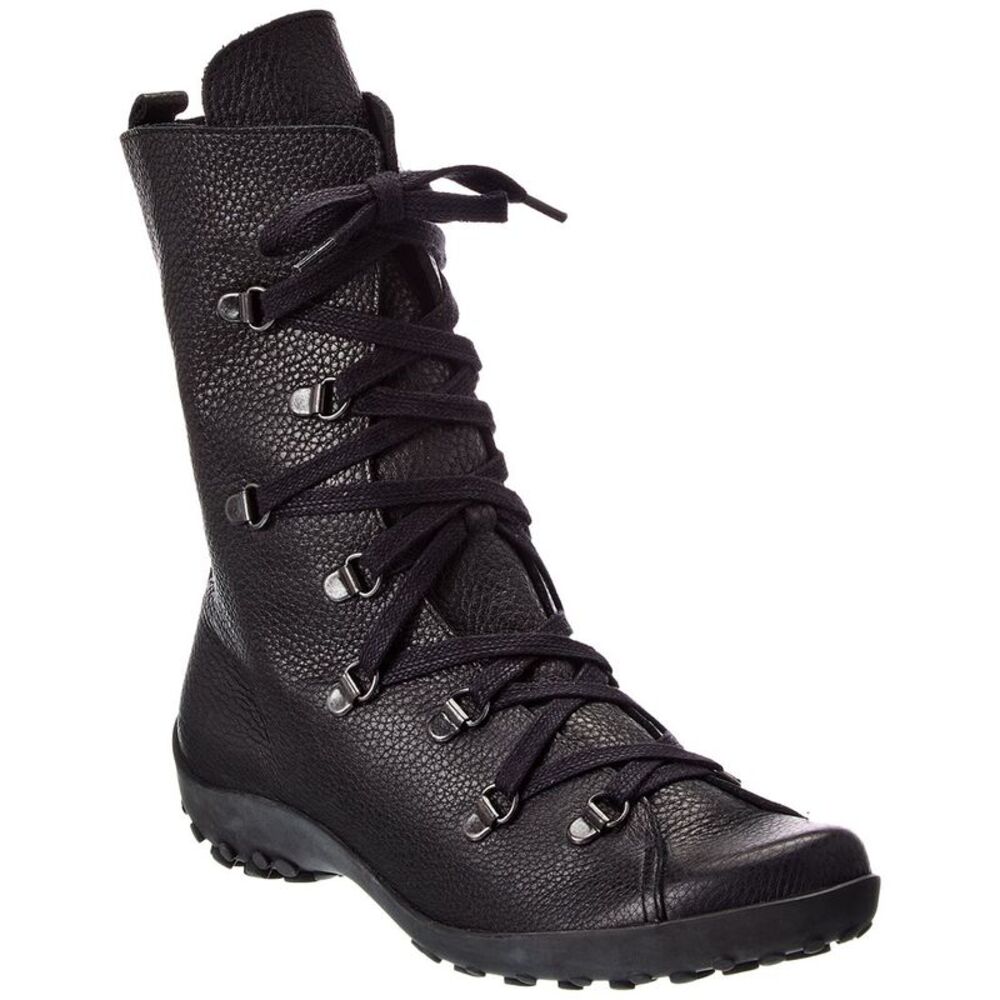 Arche Pulack Leather Boot, Black